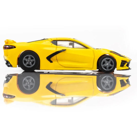 AFX CORVETTE C8 YELLOW MEGA G+ HO SLOT CAR