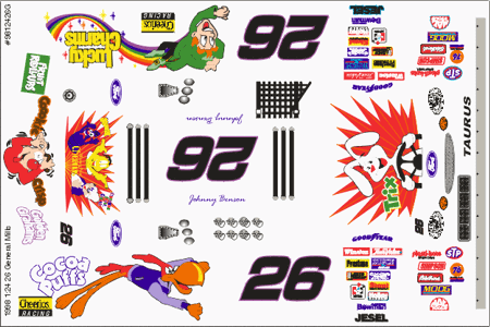 GRAFIX #26 TRIX DECALS