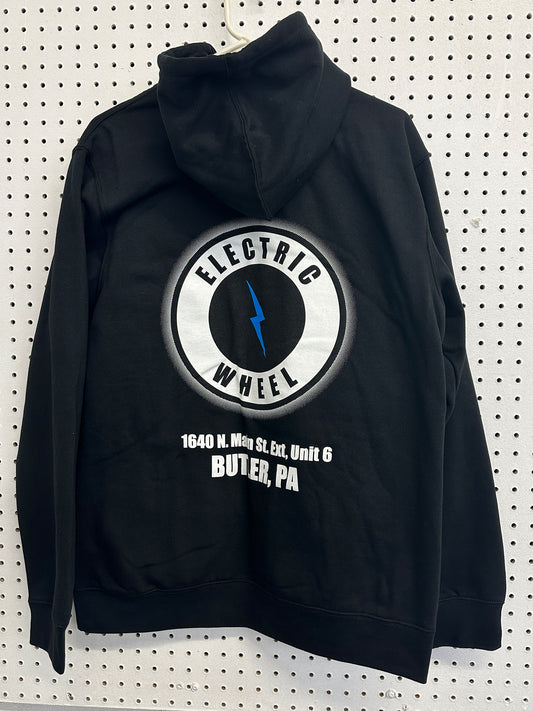ELECTRIC WHEEL HOODIE - Screen printed