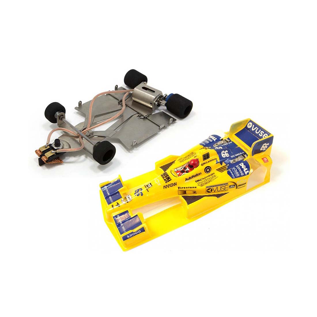 JKP INDY CAR #66 MCLAREN HAWK 7 CHEETAH 11 RTR CAR - 3/32, 64p