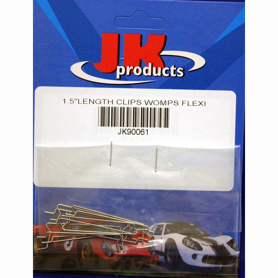 JKP 1.5" LENGTH CLIPS-WOMPS FLEXI (6 PAIR)