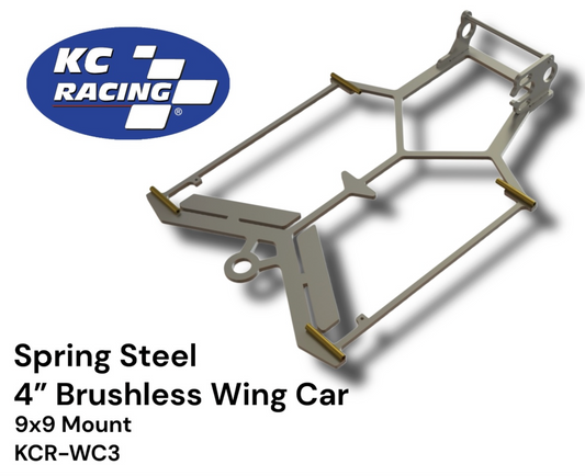 KC RACING 4" BRUSHLESS WING CAR CHASSIS KIT