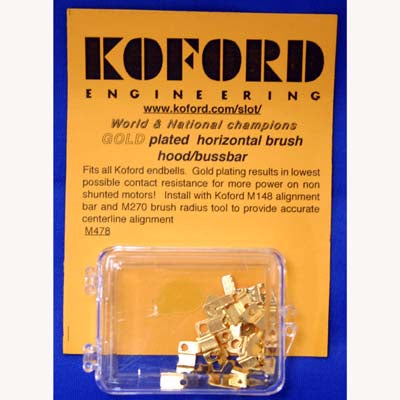 KOFORD HORIZONTAL BRUSH HOODS (GOLD) (PER SET)