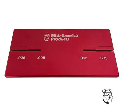 MID-AMERICA PRO BILLET TECH BLOCK W/ 8 GUIDE DEPTHS DOUBLE SIDED