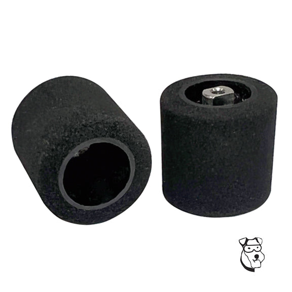 MID-AMERICA 3/32 X .760 WONDER MEDIUM TIRES ON JUMBO CARBON HUBS