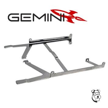 MID AMERICA 1/24 GEMINI 2 PC FLEXI CHASSIS - LIGHT WEIGHT TOP PAN