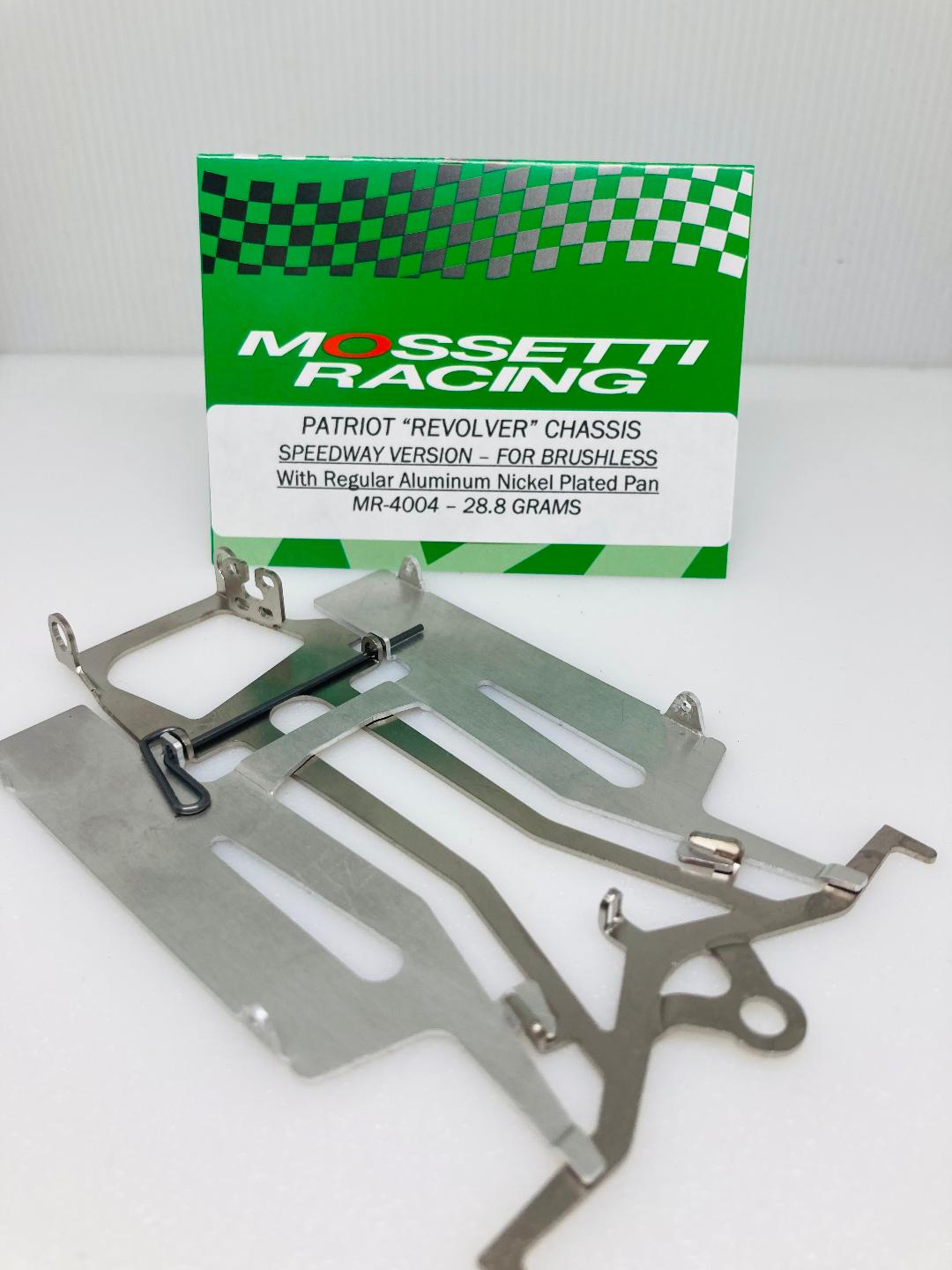 MOSSETTI PATRIOT REVOLVER BRUSHLESS "SPEEDWAY" W/ ALUM & NICKEL PLATED