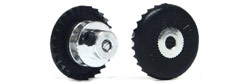 NSR NSR6327AL 3/32 INLINE SOFT PLASTIC GEAR 27 Tooth Aluminum Hub