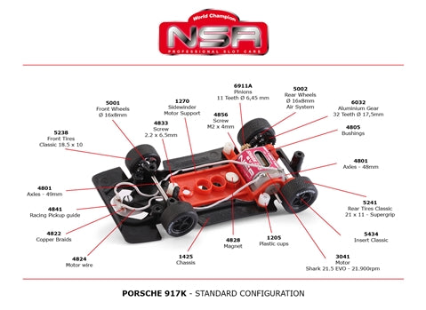 NSR NSRSET20 PORSCHE 917 K MARTINI RACING #23