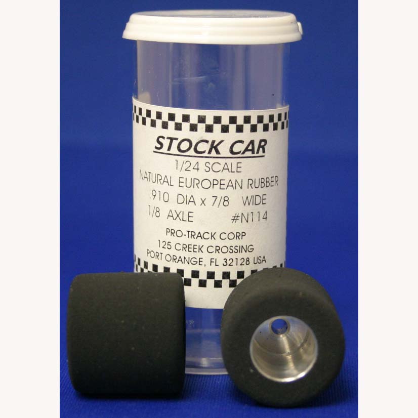 PROTRACK 1/8 X 7/8 X.910 TIRES - NATURAL RUBBER