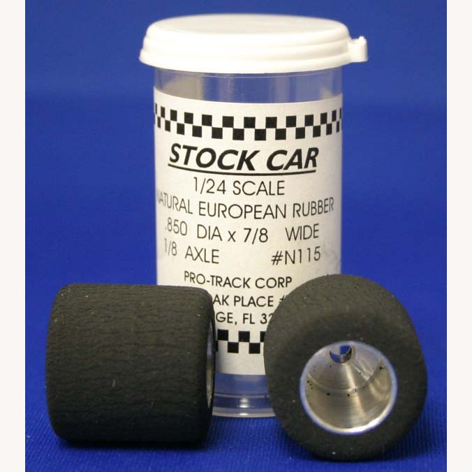 PROTRACK 1/8 X 7/8 X .850 TIRES - NATURAL RUBBER