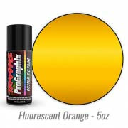 TRAXXAS SPRAY PAINT FLUORESCENT ORANGE 5 OZ CAN