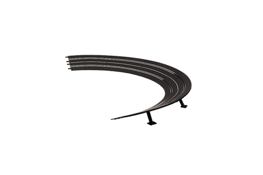High Banked Curve 3/30, 6 Pieces - Digital 124/132 (1:24 Scale)