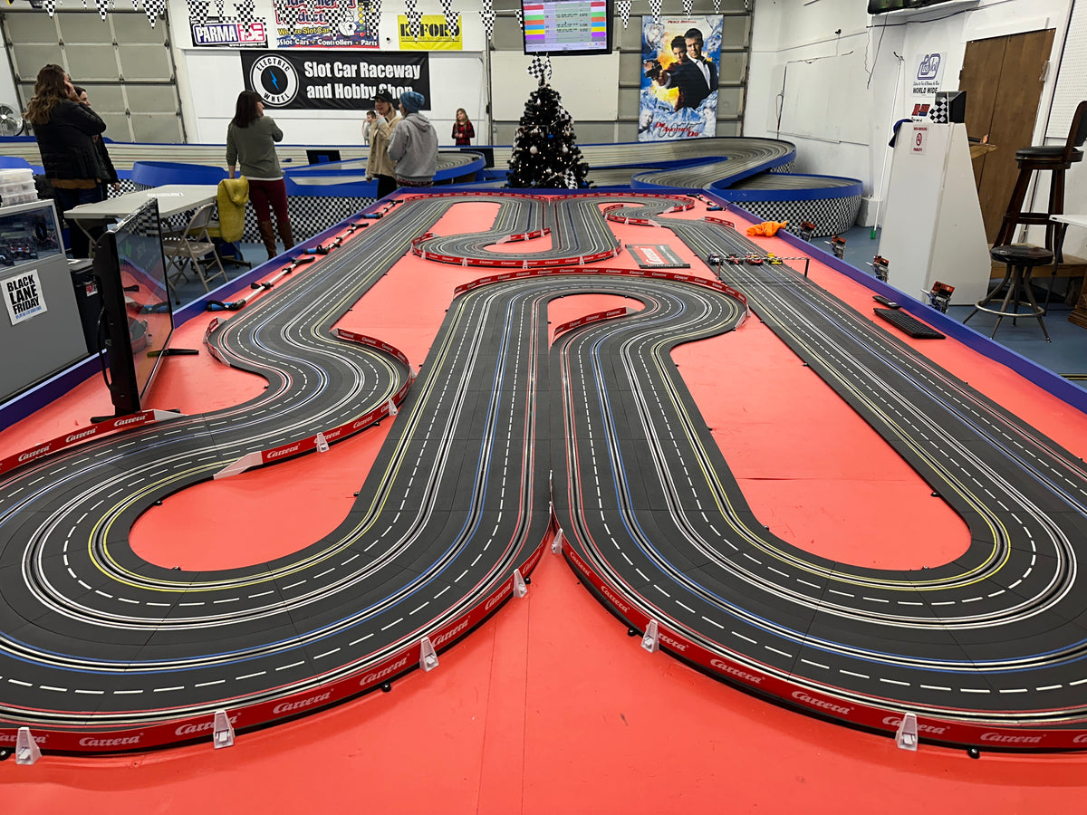 Wheel Spin Raceway Electric Wheel Slot Car Raceway & Hobby Shop