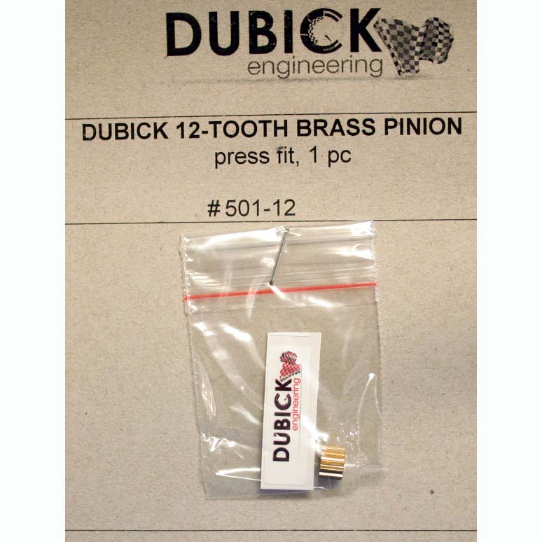 DUBICK 12T 48P PINION BRASS PRESS ON (EACH)