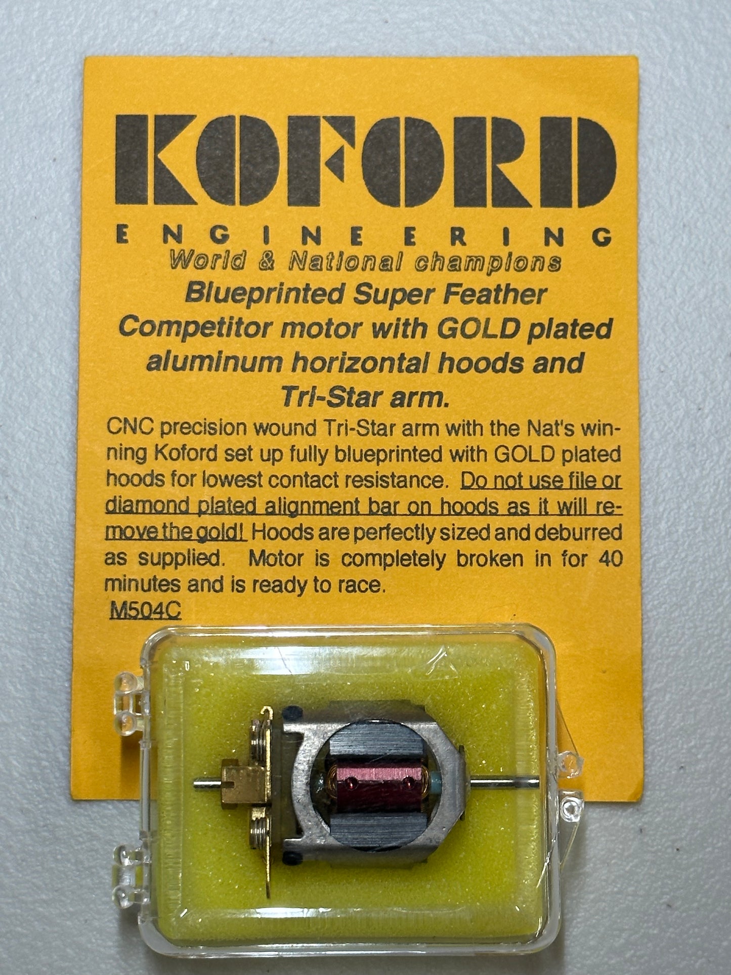 KOFORD  FEATHER COMPETITOR MOTOR