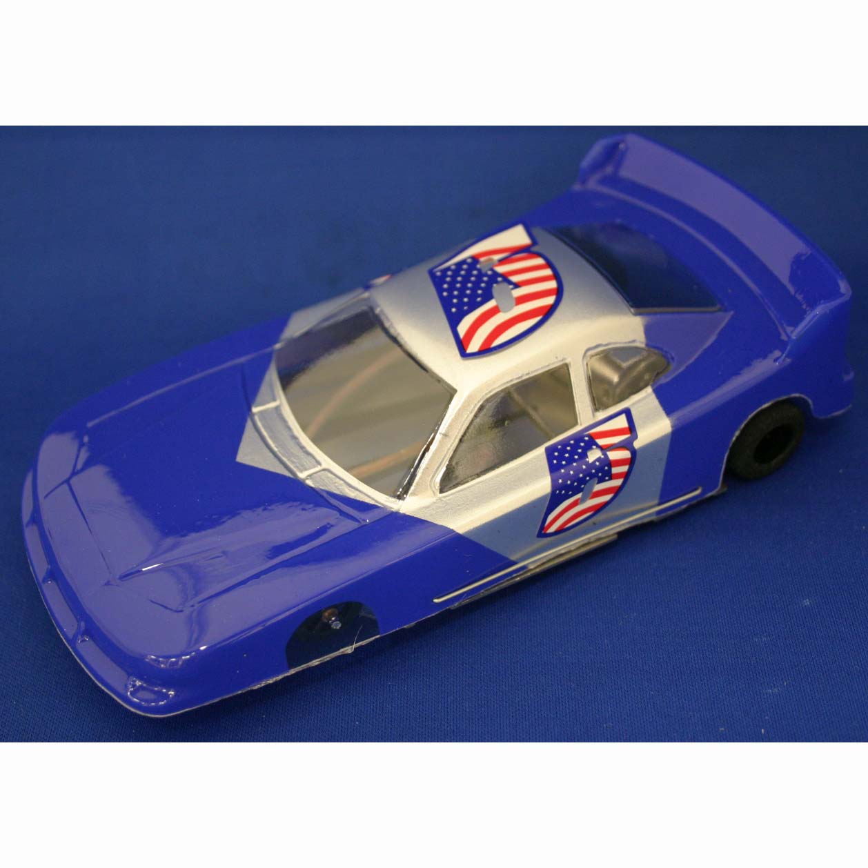 JKP RENTAL CAR COT NASCAR BLUE