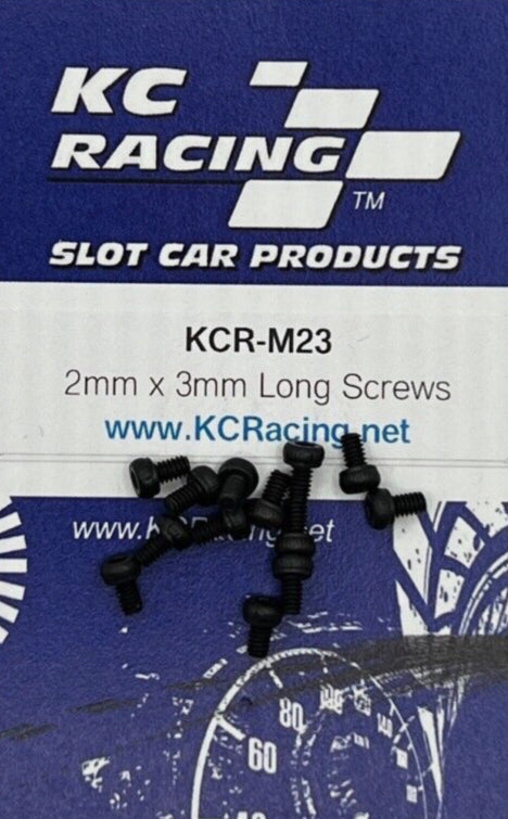 KC RACING MOTOR SCREWS - M2 x 3mm (PER PAIR)