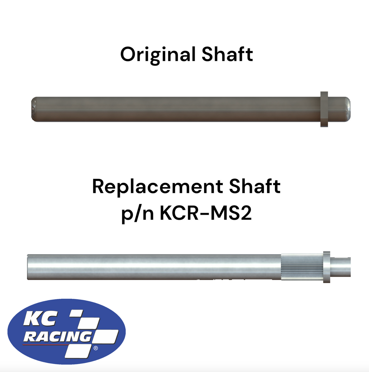 KC RACING 2MM BLDC SHAFT UPGRADE (EACH)