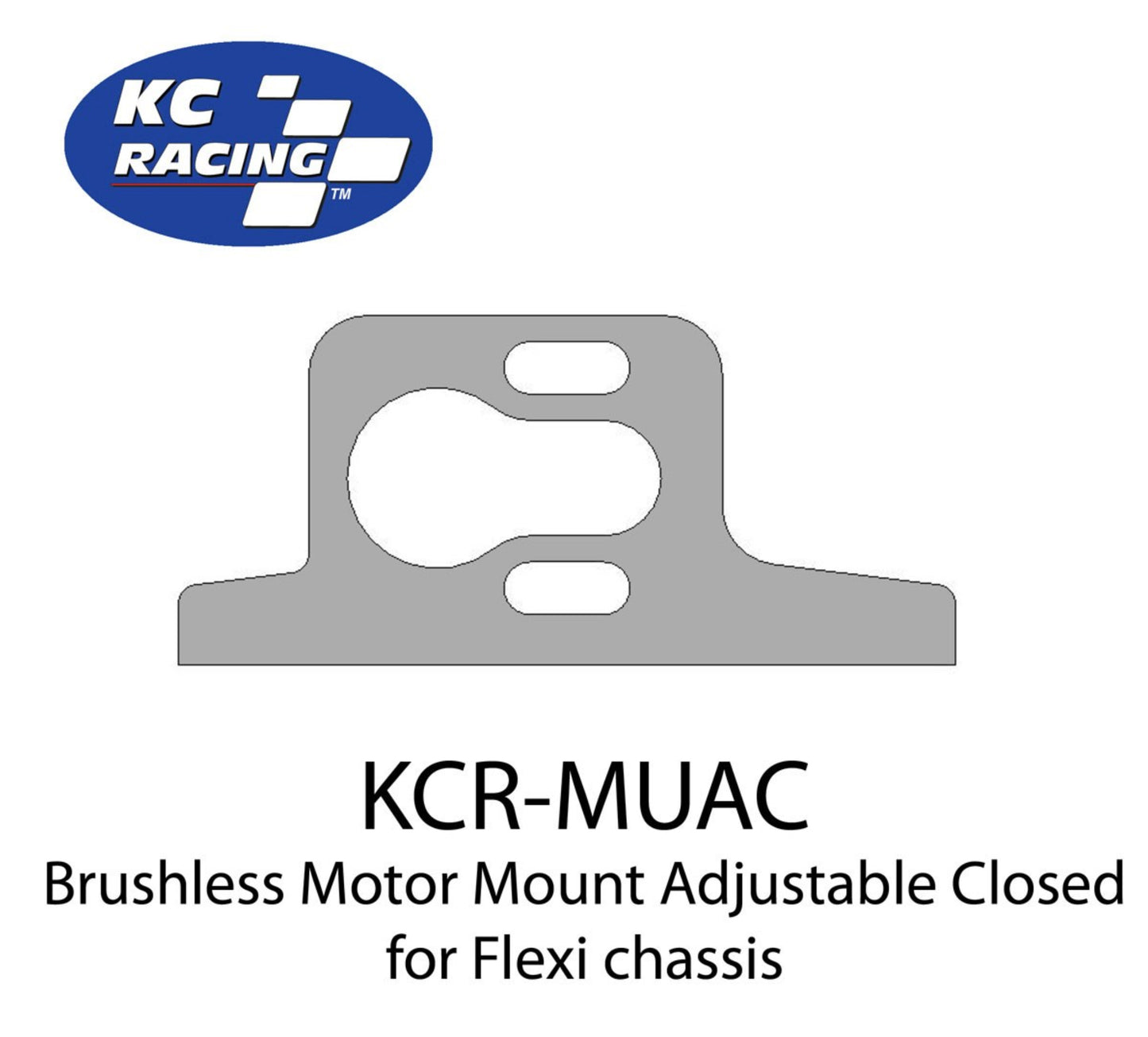 KC RACING UNIVERSAL ADJ BRUSHLESS MOUNT - FLEXI