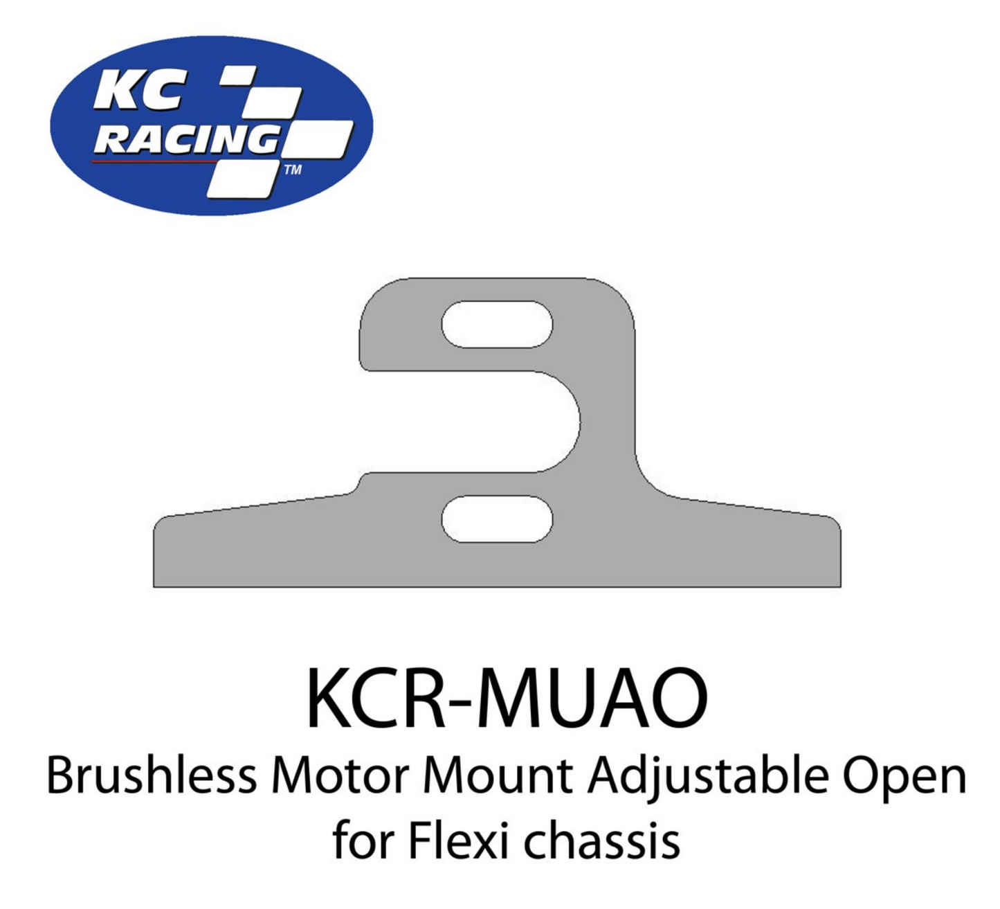 KC RACING ADJUSTABLE FLEXI BRUSHLESS MOTOR MOUNT