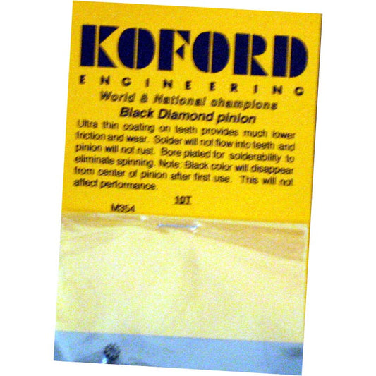 KOFORD 10T 64P BLACK DIAMOND PINION (EACH)