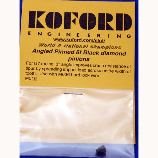 KOFORD 64P 8T ANGLED PINNED BLACK DIAMOND PINION
