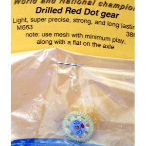 KOFORD DRILLED 38T 64P RED DOT SPUR GEAR (EACH)