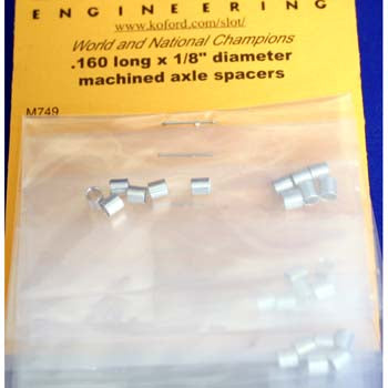 KOFORD 1/8" X .160 WIDE AXLE SPACERS  (EACH PACK)