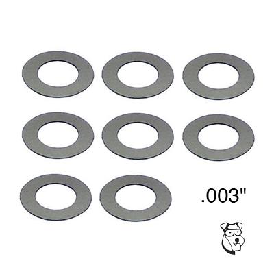 MID-AMERICA .003 THICK GUIDE SPACERS STAINLESS STEEL (PER PACK)