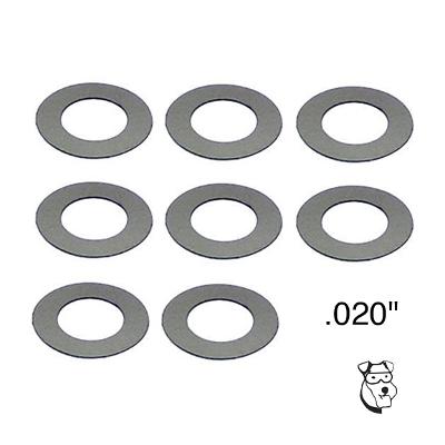 MID-AMERICA GUIDE SPACER .020 THICK STAINLESS STEEL (PER PACK)