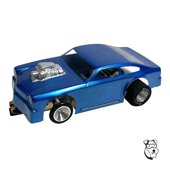 MID AMERICA RTR 1/32 STOMP CAR W/ BLOWN VEGA BODY