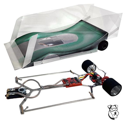 MID-AMERICA 1/24 WING CAR BRUSHLESS 4 RAIL CAR 4.5" 6500KV MOTOR