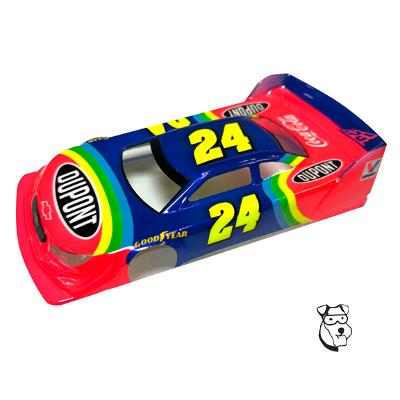 MID-AMERICA DUPONT RAINBOW 1/24 STOCK CAR/ DELUXE PAINTED BODY