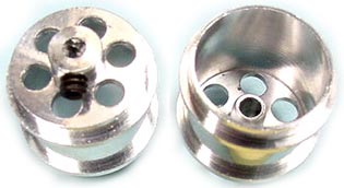 NSR AIR SYSTEM FORMULA ONE SIZE (SCALE 14") 12MM WIDE 0.85 GRAMS ALUMINUM WHEELS - NSR5005