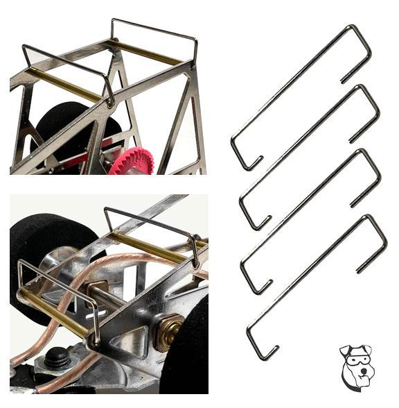 PARMA 1/24 OUTLAW SPRINT CAR - WING UPRIGHTS (SET OF 4)